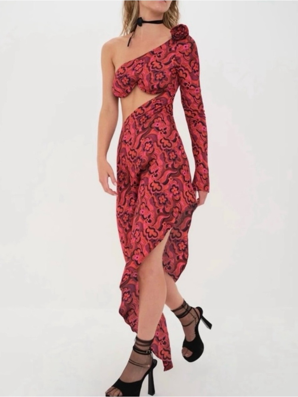 NWT For Love & Lemons Davina Maxi Dress